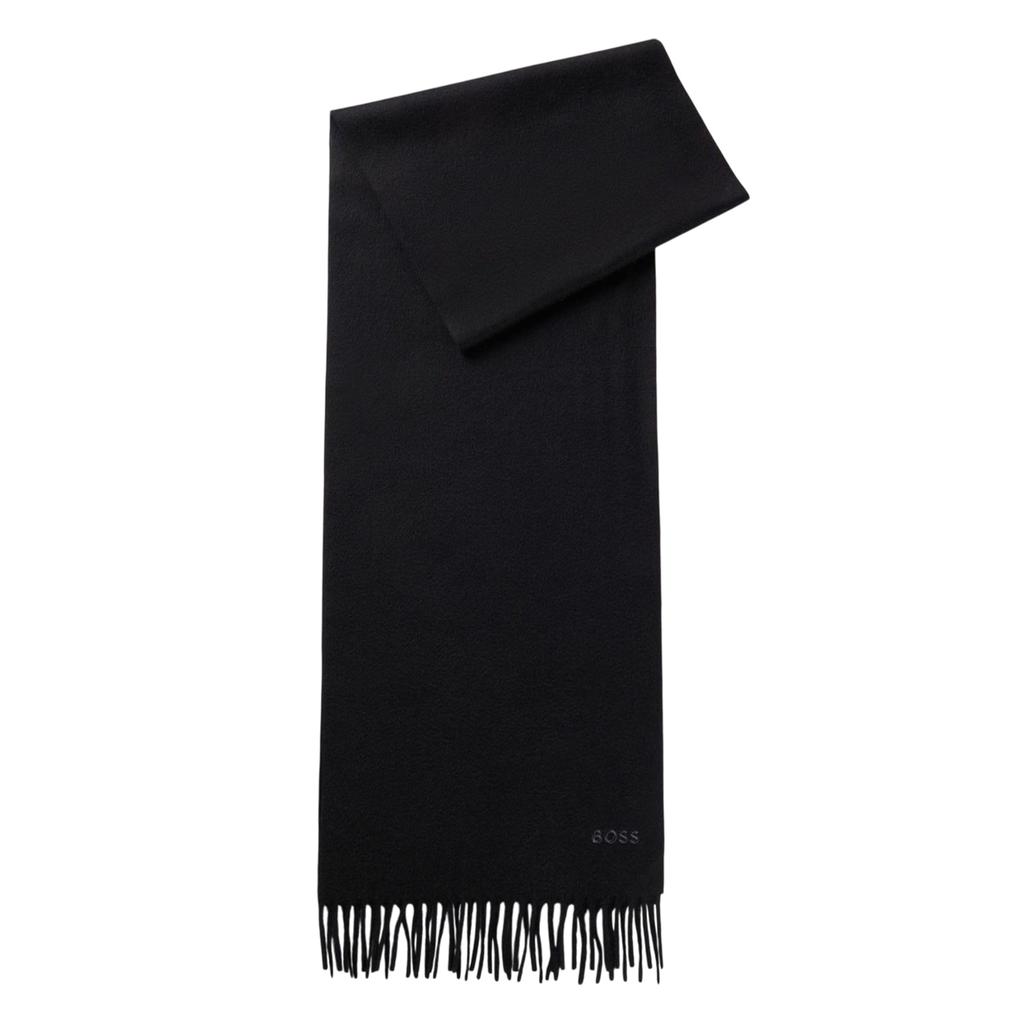 BOSS Men's Embroidered Logo Scarf