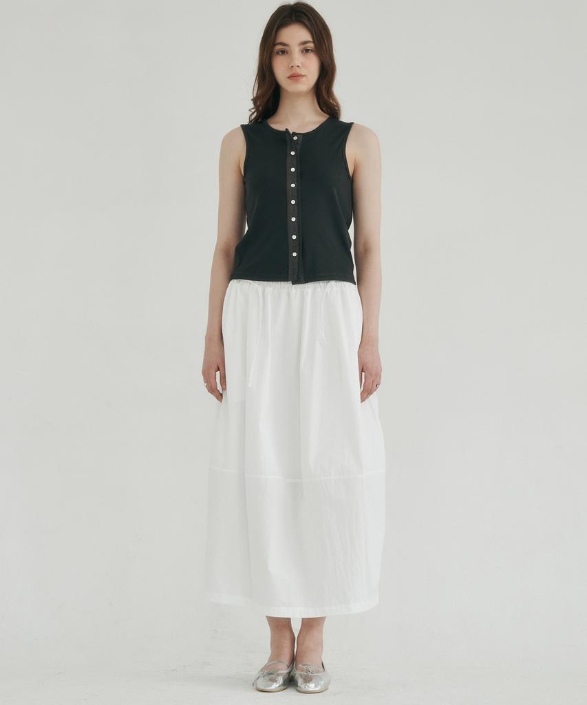 Rosiro Pure Light Skirt White