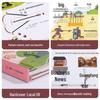 Волшебная интерактивная pop-up книга с китайскими иероглифами