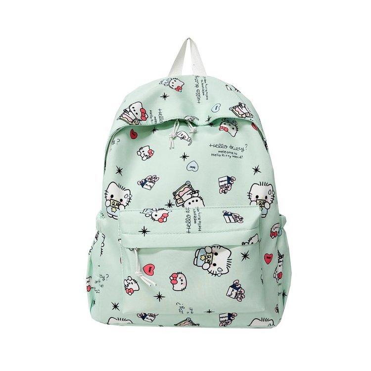Schoolbag Japanese ins wind kitten backpack junior high school girl student schoolbag large capacity girl travel light backpack
