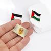 Fashionable Palestinian Flag Brooch Pin Wholesale Metal Badge For Clothing Accessories