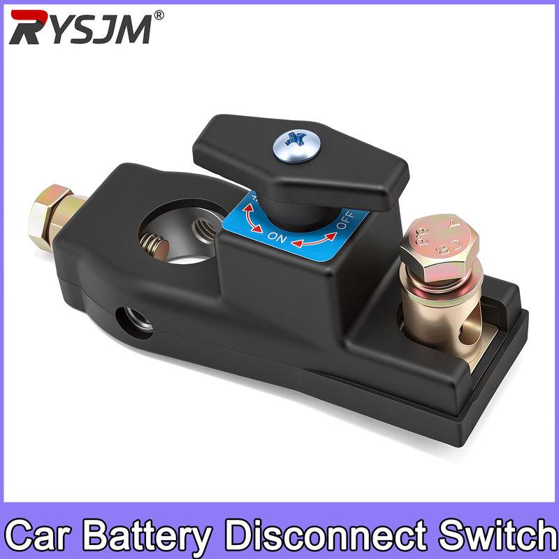 Car Battery Disconnect Switch Universal 12V/24V Isolator Power Cut Off Kill Switches For RV ATV Boat Car Truck Auto Yacht