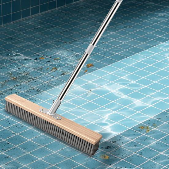 Щетка для чистки Регулируемая длина Уличная щетка для мытья Долговечная щетка для палубы Чистка гальки