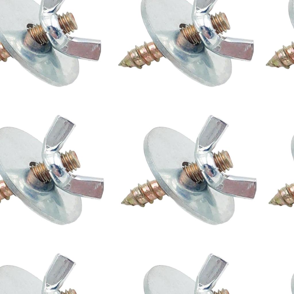 10Pcs Bird Perches Fitting Screws Nut Kits M5*30 for Rack Exercise Platform