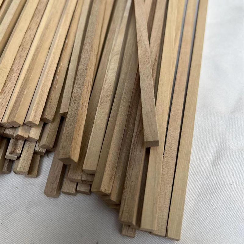 Плоская деревянная рейка из павловнии 1000 мм x 20 мм для DIY и архитектурных моделей