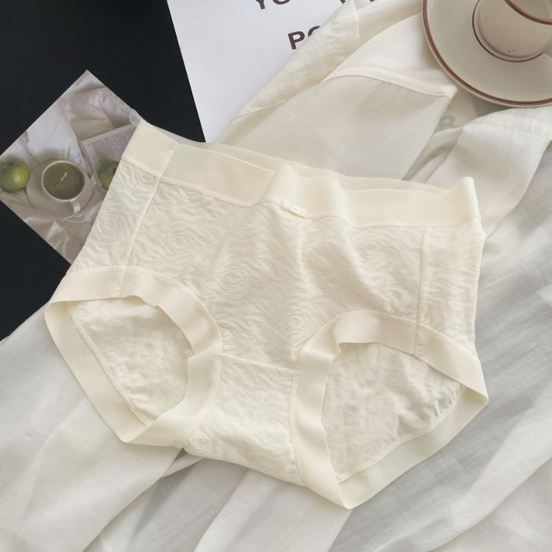 Трусы женские с треугольными чашечками No Trace Naked Feeling Modal Lace Briefs 7A Antibacterial Crotch Cotton Women's Underwear Panties
