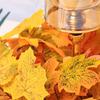 100/175CM Artificial Maple Leaf Garland UV Resistant Fall Halloween Thanksgiving Day Harvest Festival Autumn Mantle Porch Indoor Outdoor Decoration