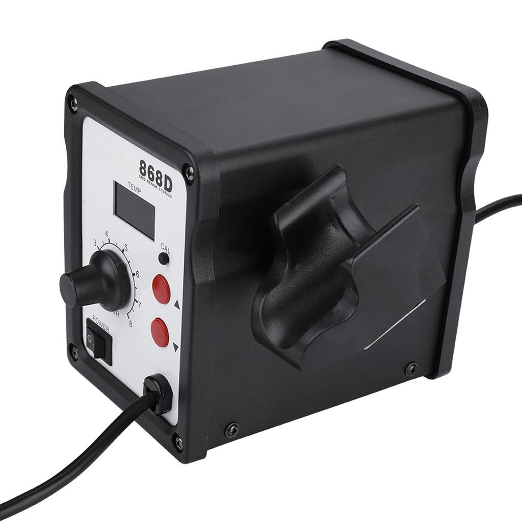 868D 700W Digital Display Hot Air Gun Heat Gun Rework Station with 5 Nozzles