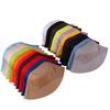 Custom Adult Cotton Bucket Hat Sublimated and Embroidered Wide Brim Round Hat for Summer Outdoor Use Solid Casual Style