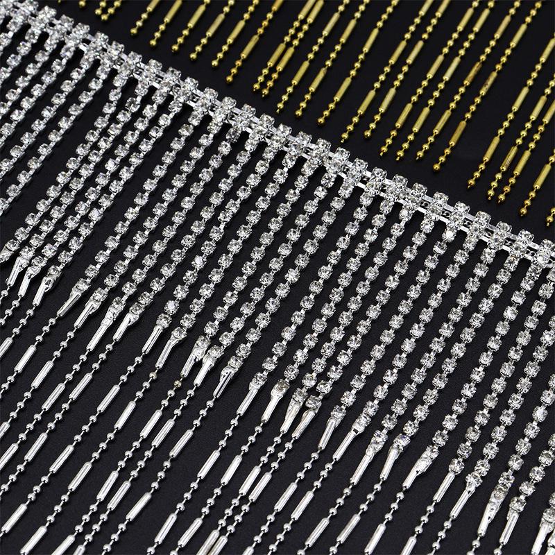 Аксессуары «Сделай сам» с бриллиантовой цепочкой, украшенной стразами, для костюмов и декораций