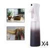 4x Empty Hair Spray Bottle 300ml Fine for Salon Hair Cutting Stylist Misting