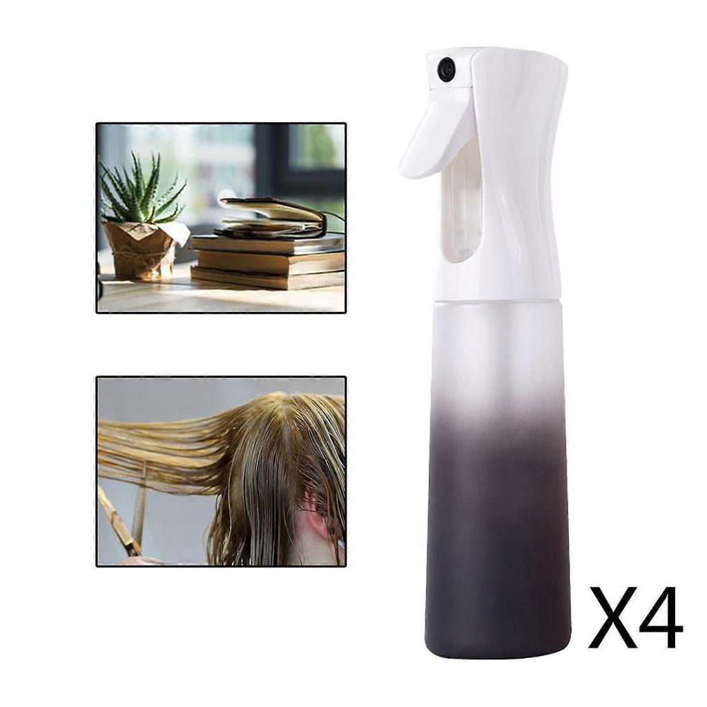 4x Empty Hair Spray Bottle 300ml Fine for Salon Hair Cutting Stylist Misting