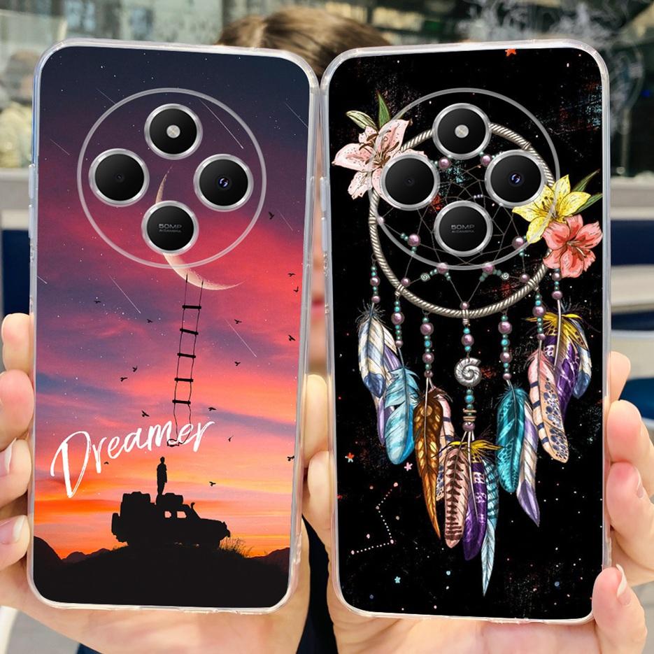 For Xiaomi Poco C75 Case Cute Cat Butterfly Painted Cover Soft Silicone Phone Case For Xiaomi Poco C75 C 75 PocoC75 Fundas Coque
