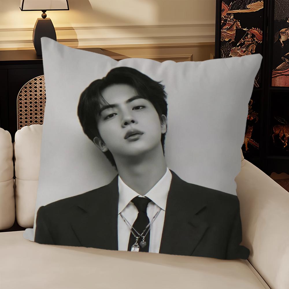Горячая K-pop Подушка Чехол Диван Гостиная Изголовье Спальня Спинка Подушка Квадратная Подушка J-jin-Music Крутое Время для Сна