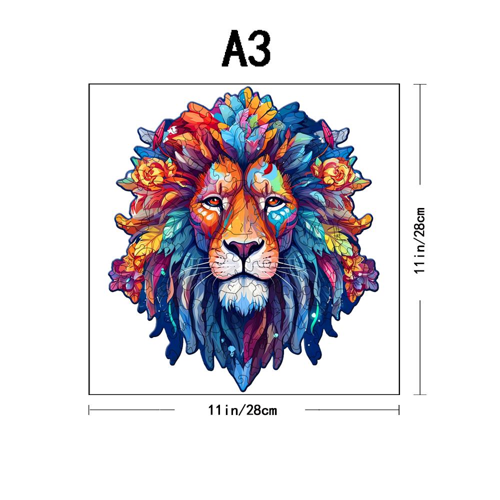 Interesting Colorful Cat - Wooden Puzzle - Challenge Your Brain - Perfect For Birthdays And Holidays - Colorfulchristmas Gifts