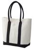 [Mercedes-Benz Collection] Genuine Canvas Tote Bag, White/Black