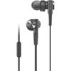 Проводные наушники-вкладыши MDRXB55AP с Extra Bass и микрофоном для телефонных звонков, Черные, Удобная посадка, Высококачественный звук