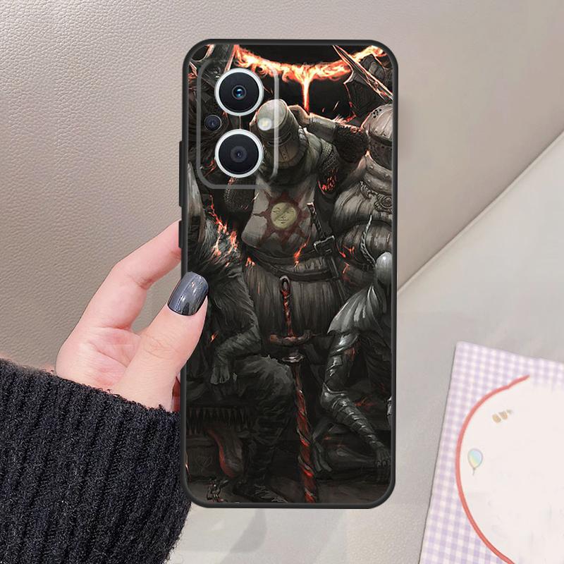 Слава Солнцу Dark Souls Чехол Для OPPO Reno 13 11 12 14 Pro 13F 14F 12F 11F 7 8 Lite Чехол OPPO Find X5 X6 X8 X9 Pro