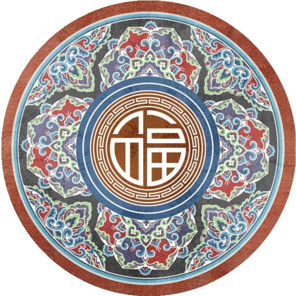 Американский богемный круглый ковер гостиная диван журнальный столик кабинет спальня прикроватный коврик подвесная корзина кресло-качалка коврик