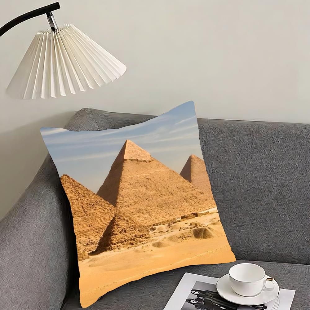 Pyramid Fashion Cushion Cover Pillowcase Ultra Soft Skin Friendly Fabric Cloud Like Comfort Concealed Zipper