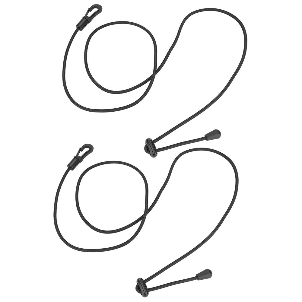 2PCS Durable Rubber String Elastic Boating Kayak Paddle Safety Rod Leash for Paddling