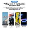 Профессиональный анализатор-детектор горючих газов 50000 PPM 100% НПВ Детектор утечки газа ЖК-экран Звуковая и световая сигнализация Газоанализатор CH4 C2H2 C6H6 C2H5OH