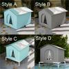 Waterproof Insulated Cat House Foldable Outdoor Pet Tent Feral Cat Shelter  Four Seasons