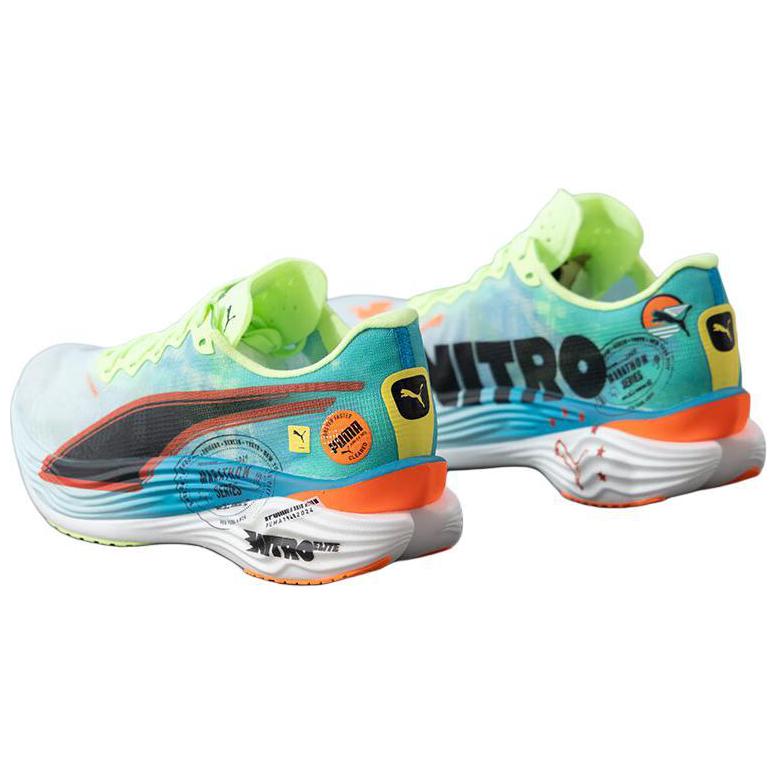 Puma Кроссовки женские Deviate Nitro Elite 3 Marathon Series Blue Nitro-Blue Fizzy-Apple 310198-01