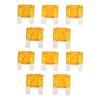 Efficient Installation For Car Fuses Pack of 10 Orange Color 40A Blades