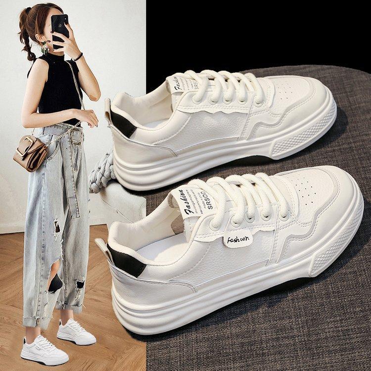Маленькие белые туфли женские модели весна и осень сотня с студентками женские спортивные повседневные туфли для сноубординга
