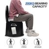 Portable Camping Toilet Composting Potty Lugable Loo For Kids Adults Bucket Seat With Removable Paper Holder