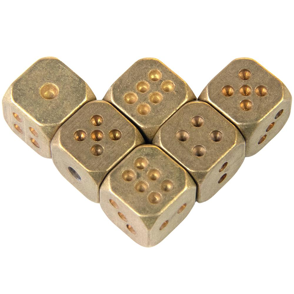 Металлические кубики D6 Многогранные игральные кости Клубный бар Ролевая игра Инструмент