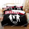 3D Green Day 'AMERICAN IDIOT Комплект постельного белья Пододеяльник Полный Queen King Размер Наволочка Постельное Печатный Взрослый Детская Спальня Односпальный Twin