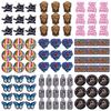 10 Pcs/lot Wholesale Embroidery Patch Iron On Patches For Clothing Patches On Clothes Jackets Decor Applique Sew Supplies