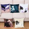 1 шт. Милая пара Беззубик Дракон Ярости Наволочка Квадратная Спальня Диван Отдых Комфортная Подушка Автомобиль Гостиная Домашнее Украшение