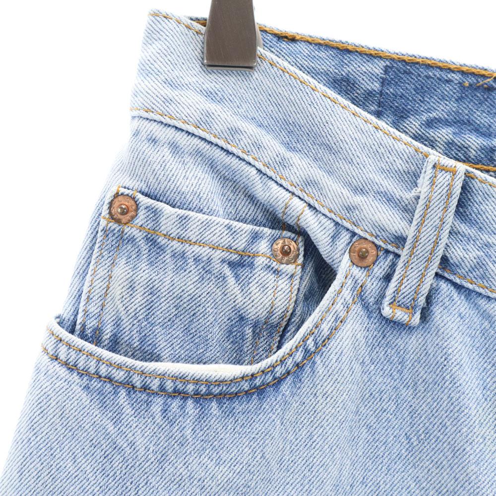 Levi's 90-е 17501-0115 Сделано в США обрезанные зауженные джинсы на пуговицах Женские Б/У