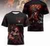 Популярные футболки с 3D-принтом рок-группы Slayer для мужчин и женщин, повседневные, с коротким рукавом, с круглым вырезом, оверсайз, топы, унисекс одежда