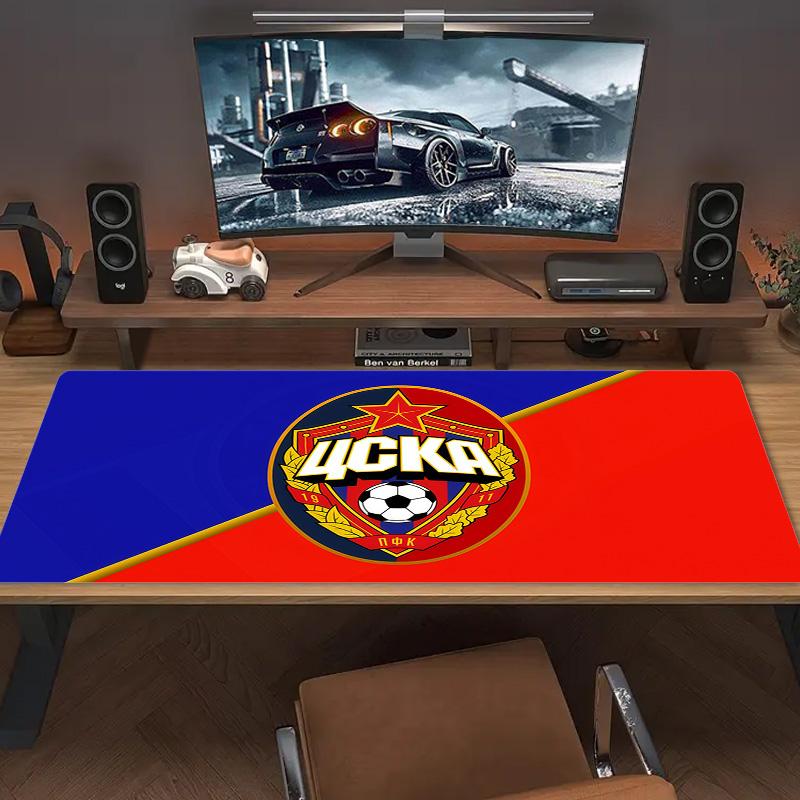 Печать ПФК ЦСКА Москва Подушка Нескользящий Коврик для Ноутбука Планшета Большой Коврик для Мыши XXL Коврик для Мини-ПК Игровой Коврик С Замком по Краю