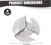 Fabric Shaver Blades, 4 Pack Universal Replacement - Stainless Steel Blades for Lint Remover, Sweater Pill Remover