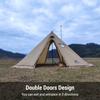 Горячая палатка Типи на 5-8 человек с печным домкратом, палатка-типи с пирамидой для кемпинга, пешего туризма