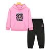 Kpop Demon Hunters Kids Boutique Clothes Boys Girls Hooded Spors Sets Hoodie Fleece Sweatshirt Jacket Autumn 2pcs pullover+Pants