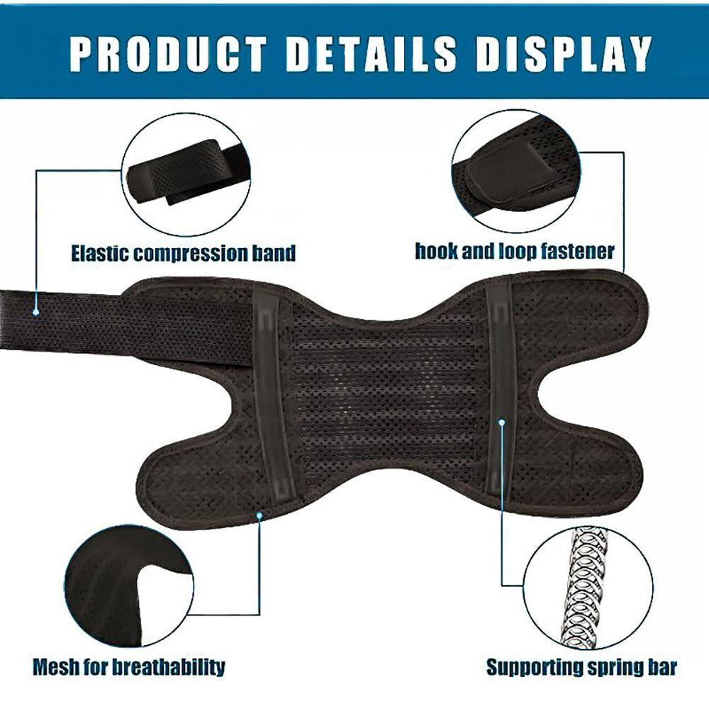 Регулируемый наколенник с боковыми стабилизаторами, наколенник, 1 шт., для облегчения спортивных травм, суставов