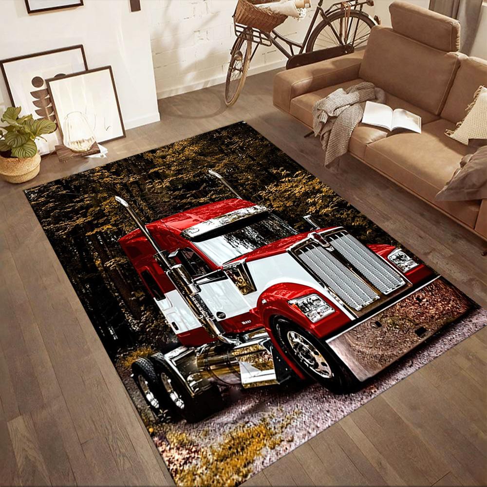 Kw Heavy Trucks Carpet Design For Dining Room Outdoor Dormitory Hallway Antislip Rug Office Home Decor Perfect Birthdaychristmas Gift Idea