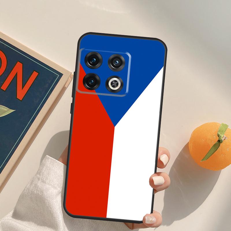 Czech Republic Czech Flag Case For OnePlus 13T 10T 10R 12R 13R 15 13 12 11 10 9 Pro Nord CE 5 2 3 4 Lite N20 N30 Cover