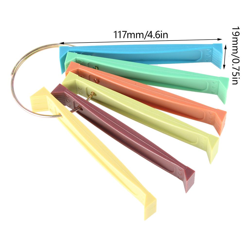 Набор для чистки гребней для ребер кондиционера Щетка для чистки змеевика HVAC Различные гребни для ребер Инструмент для выпрямления ребер конденсатора