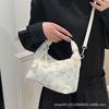 New Chinese Lace Embroidered Portable Small Bag 2025 New Fashion Super Fire Messenger Bag Internet Celebrity Explosion Commuter Bag