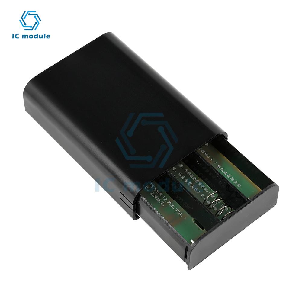 DC 12V 3x 18650 Батареи Без Пайки Последовательно DIY Корпус для Батарей Аккумуляторный Блок UPS для Мобильного Телефона WiFi Роутера Светодиодной Подсветки