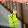 9 шт. Портативные светоотражающие подвески для безопасности, Отражающие брелоки для моделирования одежды безопасности, Аксессуары для украшения рюкзака, Подарки
