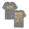 ACDC Тур Highway To Hell 1979 Серая музыкальная футболка Comfort Colors