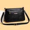 New Middle Aged Women's Bag Embossed Mother Bag New Bag Women's Versatile Three Layer Pocket Carry